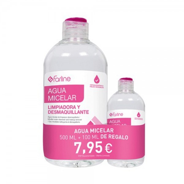 Agua Micelar Farline Pack 500ml+100ml REGALO