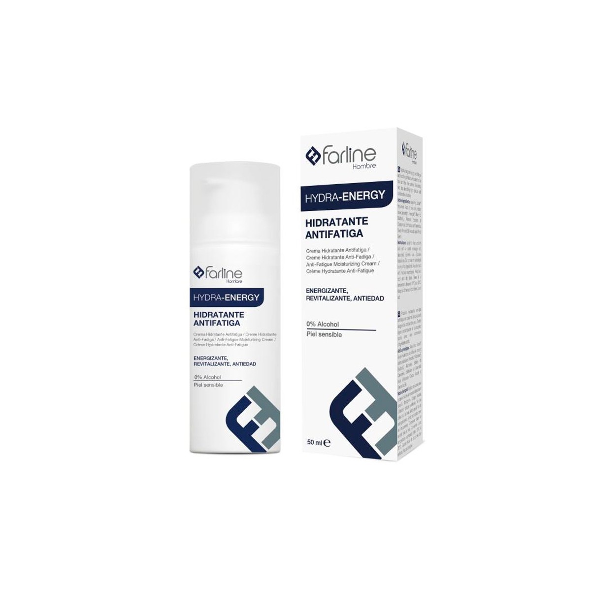 Crema Hidratante Antifatiga hombre Farline
