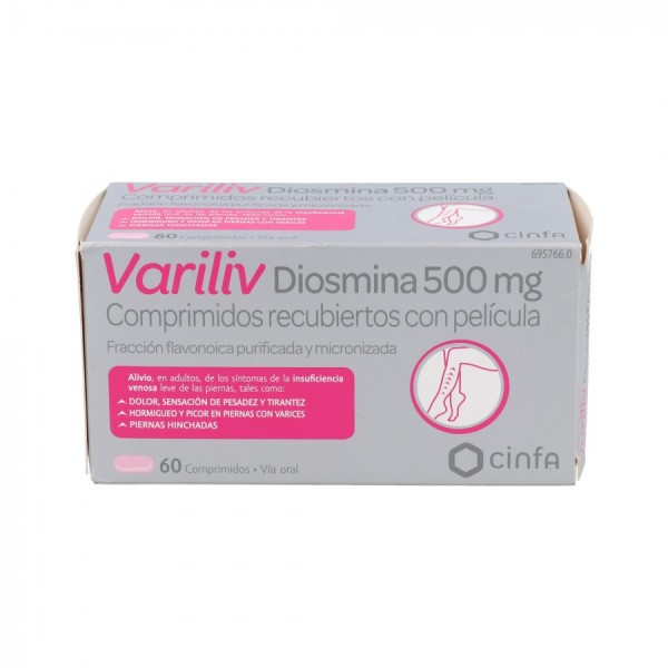 VARILIV DIOSMINA 500 MG CINFA