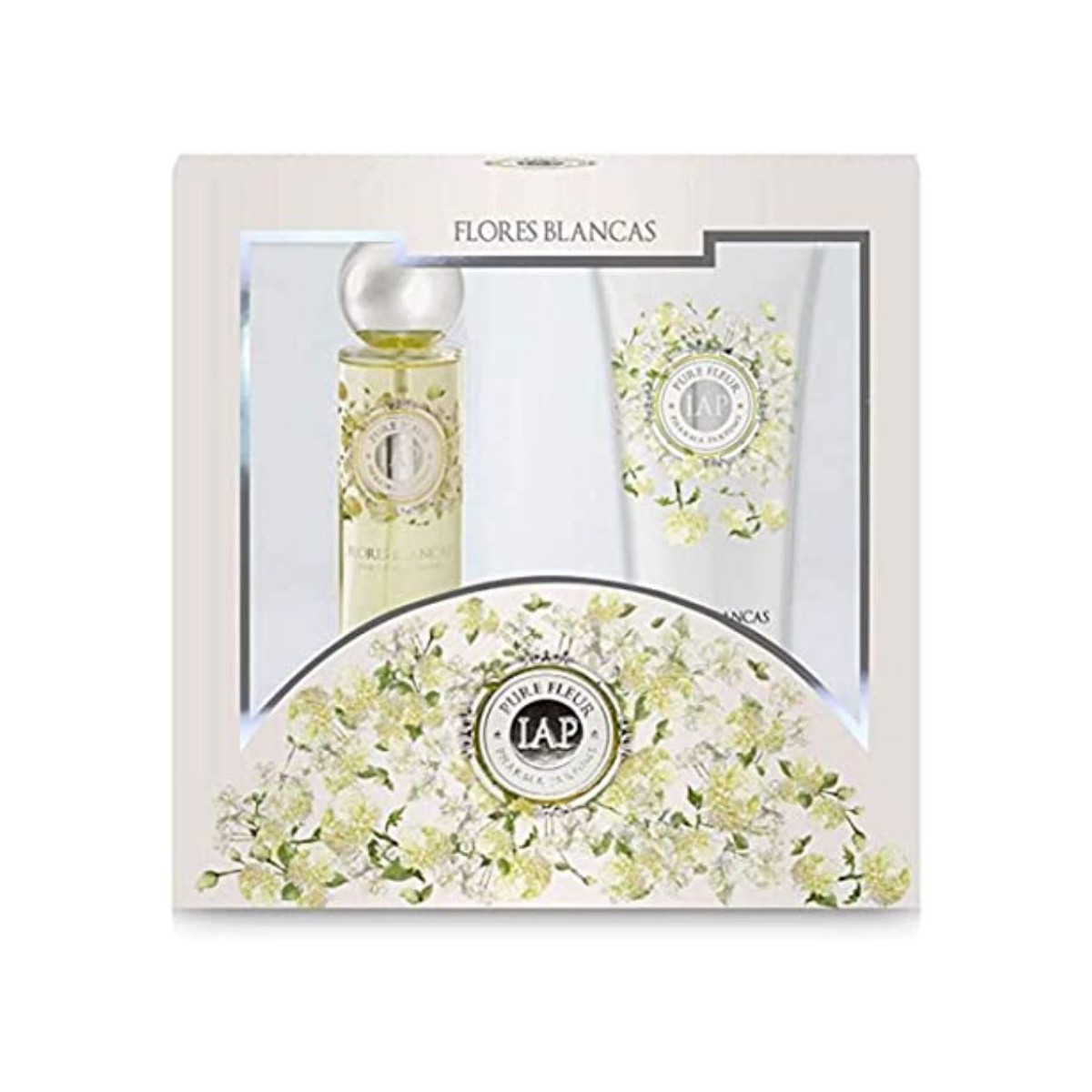 Estuche Iap Pharma Flores Blancas (perfume+body...