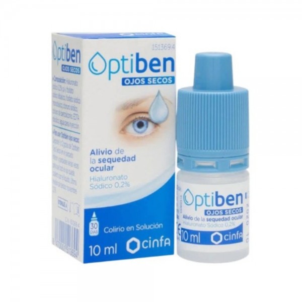 Optiben Ojos Secos Gotas 10ml
