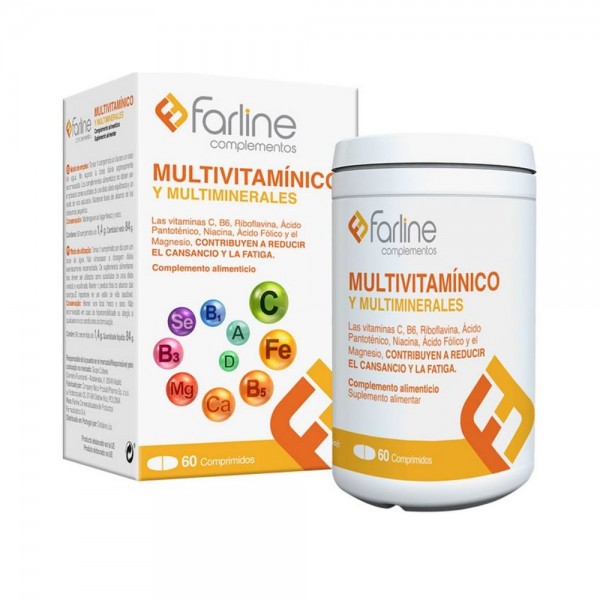 MULTIVITAMÍNICO Y MULTIMINERALES 60 COMP farline