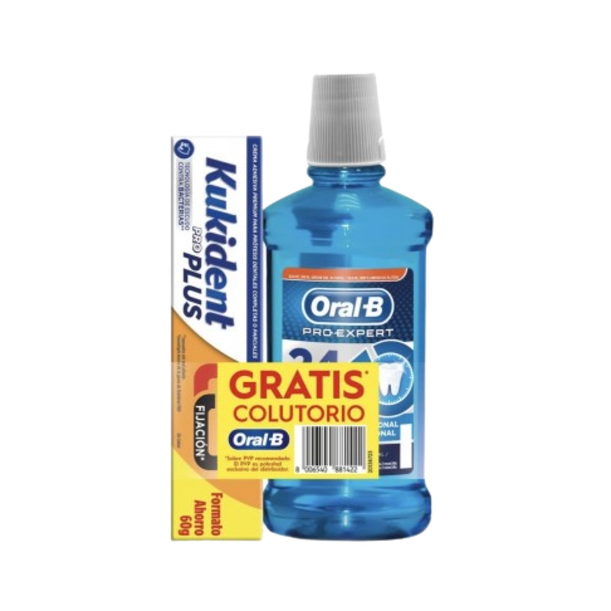 Kukident Pro Plus  + GRATIS Colutorio Oral-B