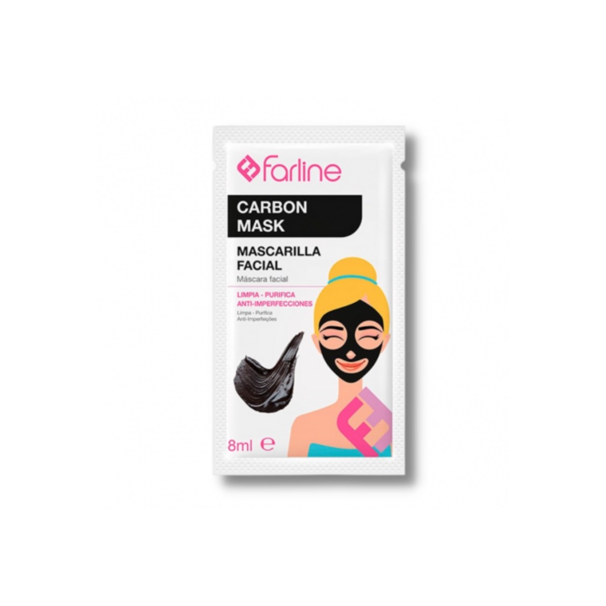 Mascarilla carbón Farline 8 ml