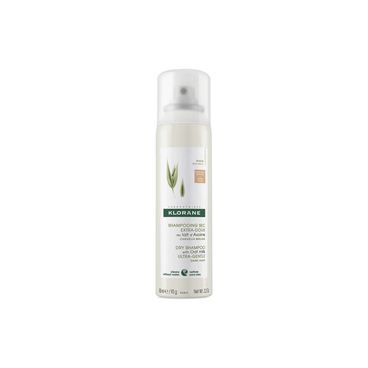 Klorane Champú Seco a la Leche de Avena 150ml