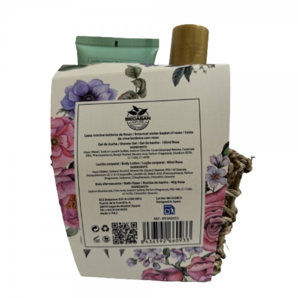 Cesta baño regalo Natural