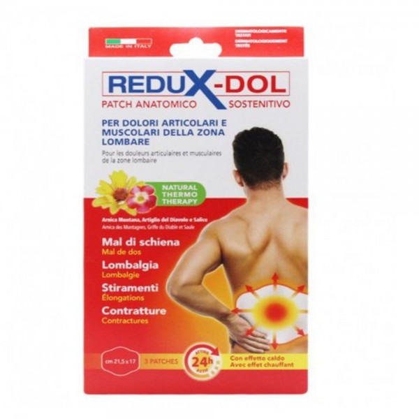 Redux-dol lumbar 3 parches térmico
