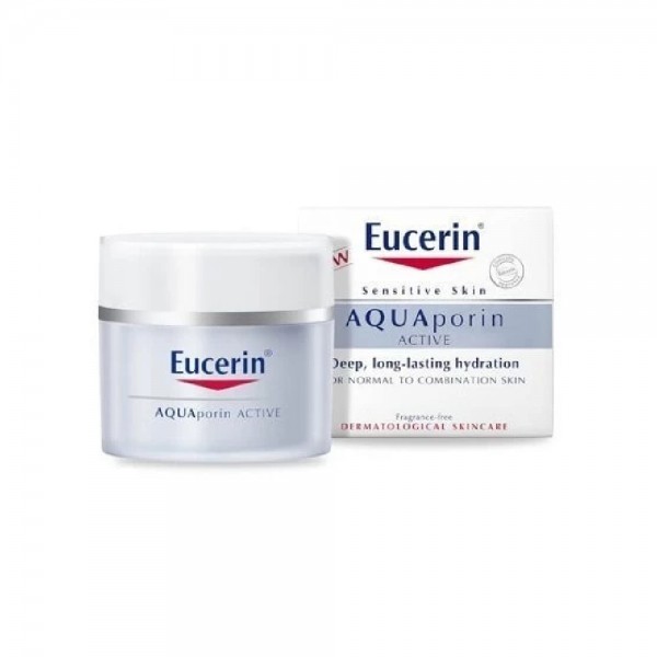 Eucerin Aquaporin Active Crema Hidratante Ligera, 50ml.