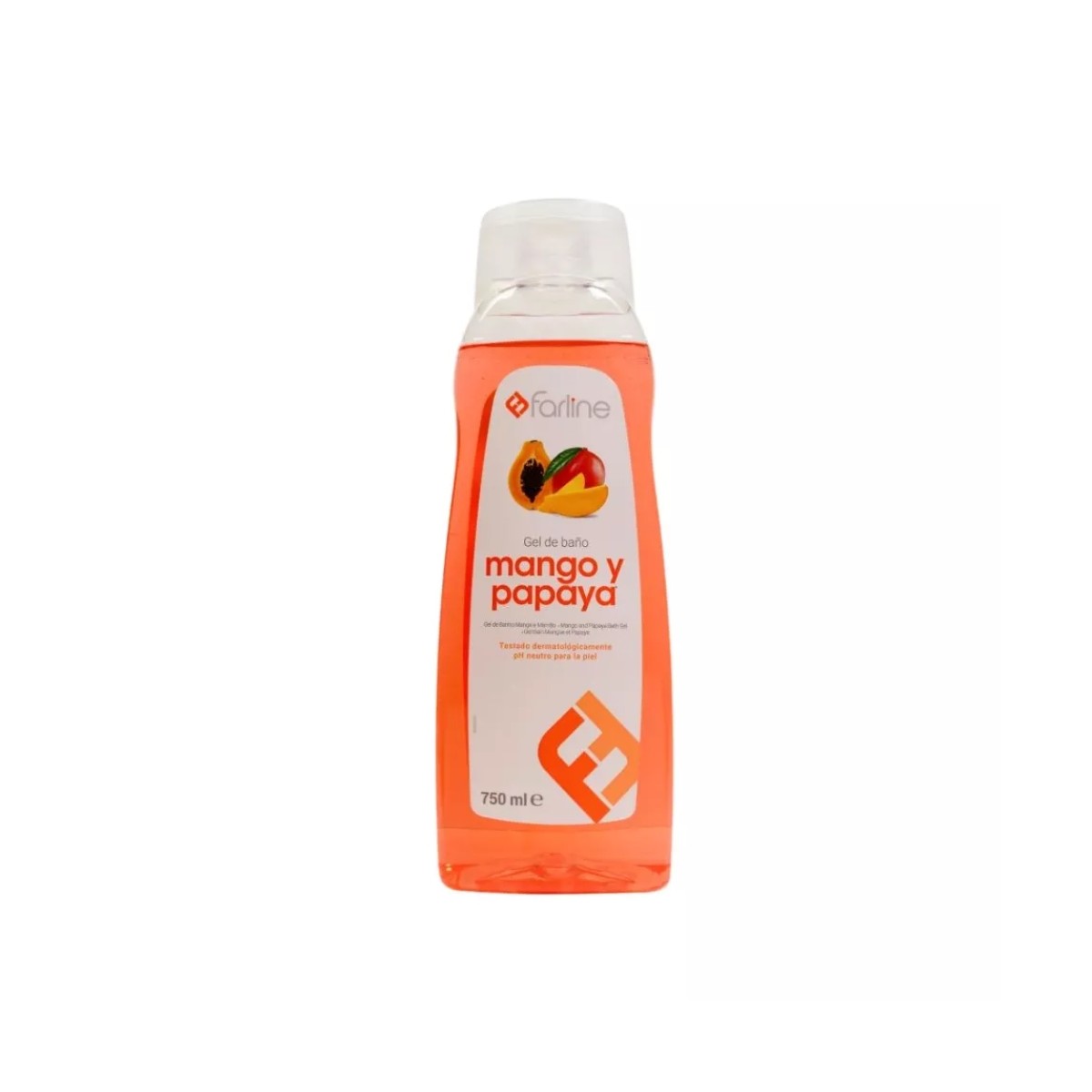 Farline Gel de Baño Mango y Papaya 750 ml