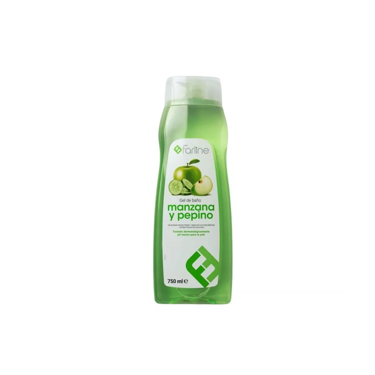 Farline Gel de Baño Manzana y Pepino 750 ml
