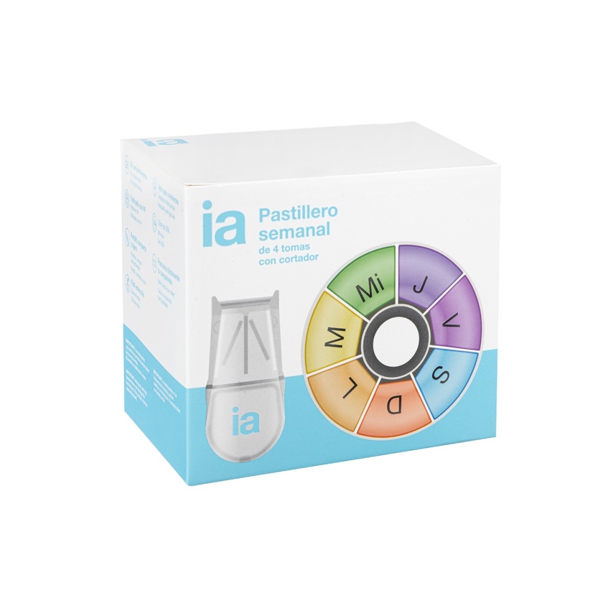 Interapothek pastillero semanal 4 tomas con...