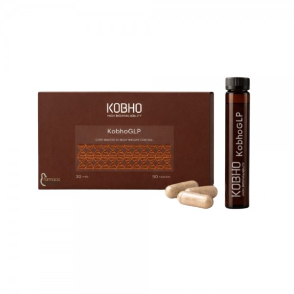 KobhoGLP protocolo control de peso 30viales+90cap