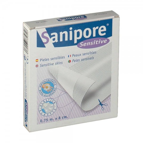 sanipore-sensitive-075m-x-8-cm